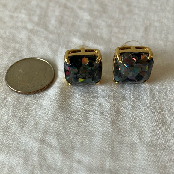 Kate Spade: Iridescent Stud Earrings- Gold Tone - Picture 2 of 10